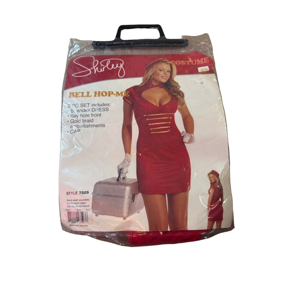 Sexy Bell Hop Halloween Costume Size S/M
